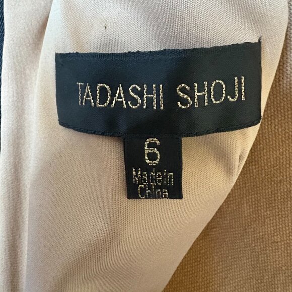Tadashi Shoji Cocktail Dress. Size 6. Black - Picture 6 of 9